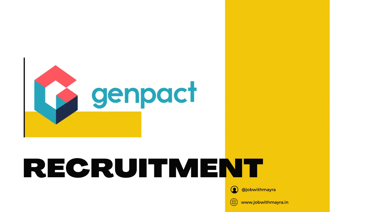 Genpact Off Campus Hiring Fresher For Consultant | Apply Now!